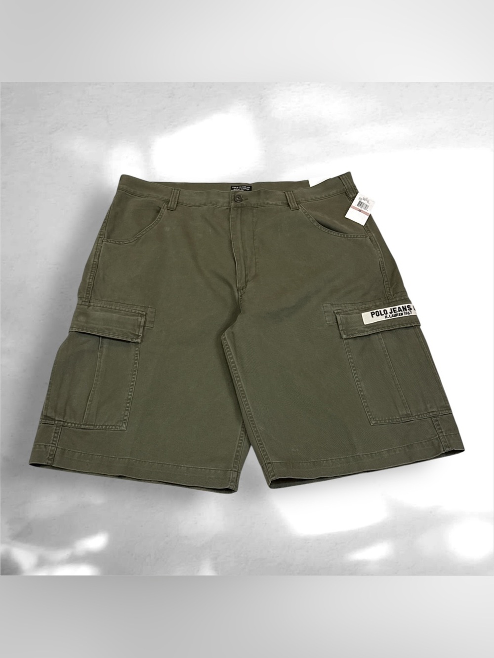 Polo Ralph Lauren Men's Army Green Freighters Cargo Shorts Size 42